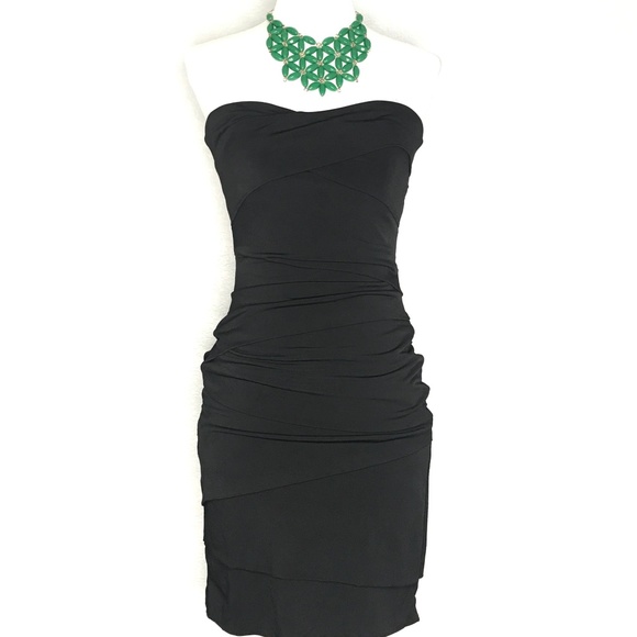White House Black Market Dresses & Skirts - WHBM Black Strapless Bodycon Dress A100264